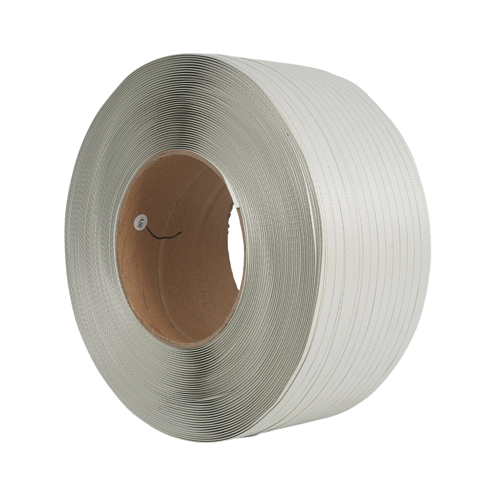 شريط ربط بلاستيكي أبيض، شريط ربط يدوي من مادة البولي بروبيلين